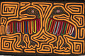 Optical Illusion Neon Orange Bird Mola