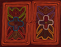 Burgundy And Orange Floral Flower Mola