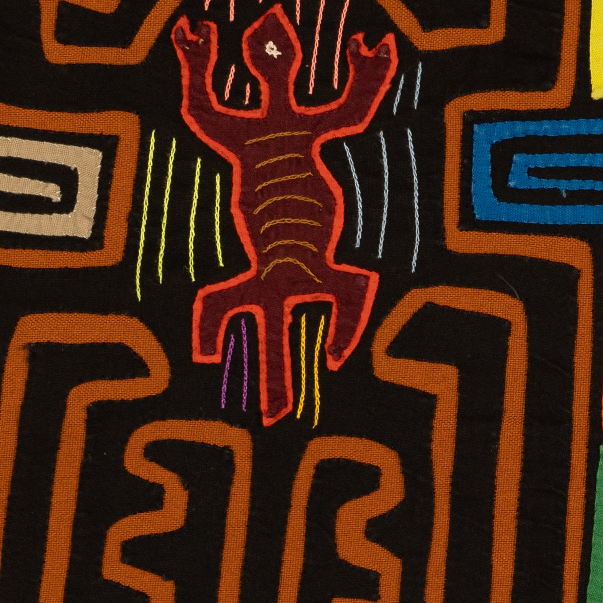 Pre-Colombian Huaca Design Mola