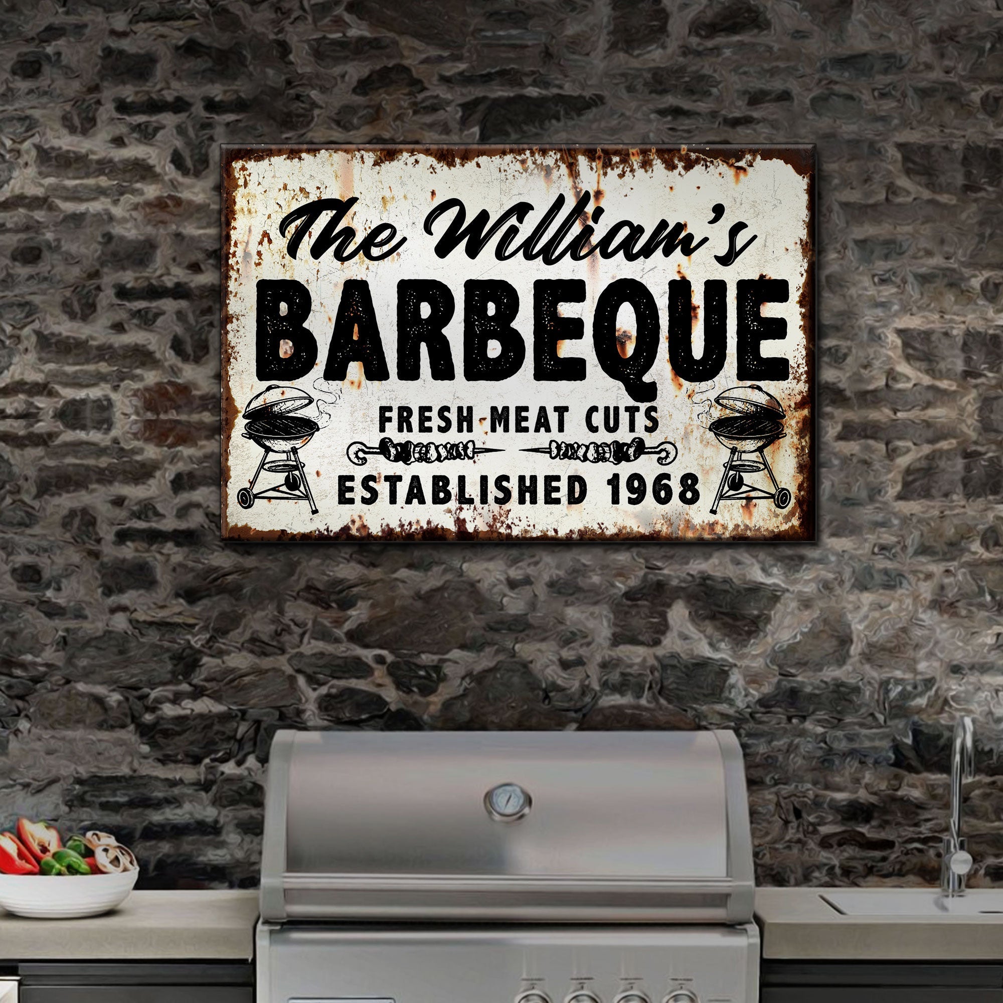 BBQ Sign IV