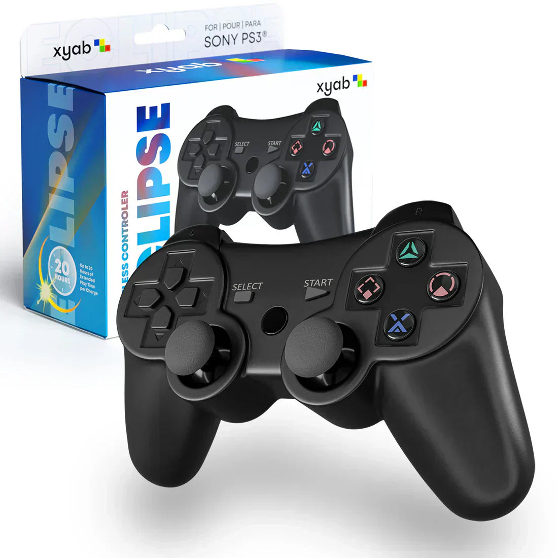 Controlador Bluetooth inalámbrico ECLIPSE para PlayStation 3