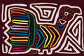 Vintage Burgundy And White Barnyard Bird Mola
