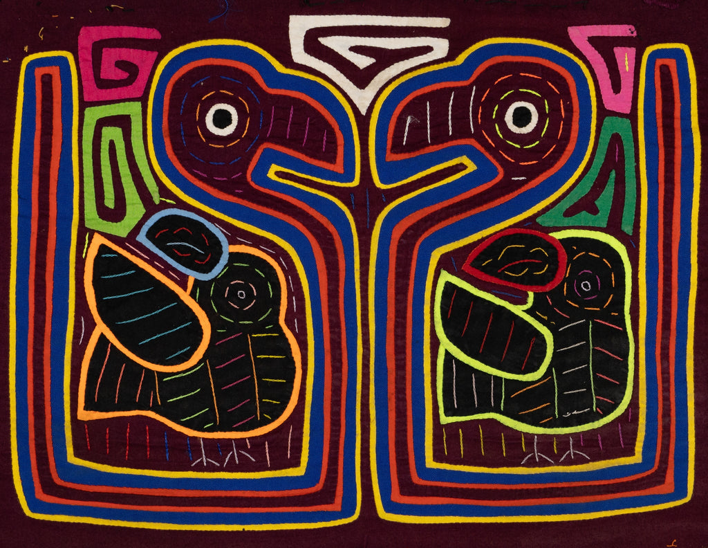 Optical Illusion Flamingo and Toucan Mola