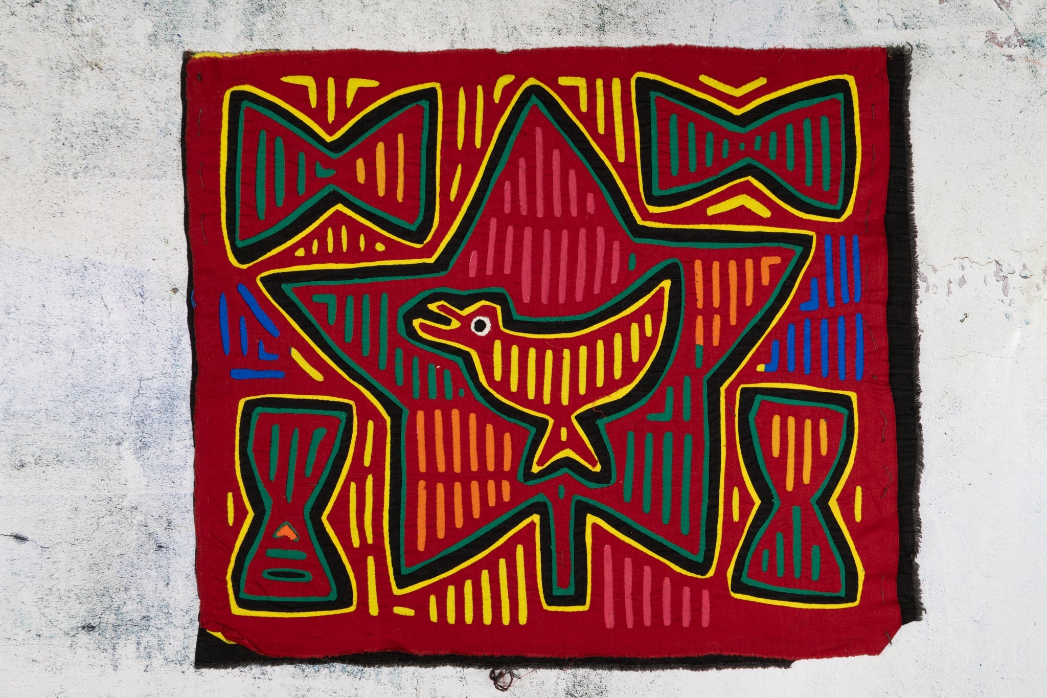 Vintage RED Star Birdie Bowtie Mola