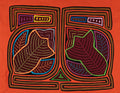 Orange Autumn Leaves Mola