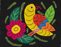 Yellow Canary Bird with Flower Molita