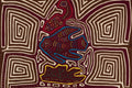 Vintage Tropical Fish and Bird Mola
