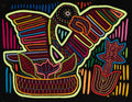 Rainbow Parrot Bird Follow Me Mola