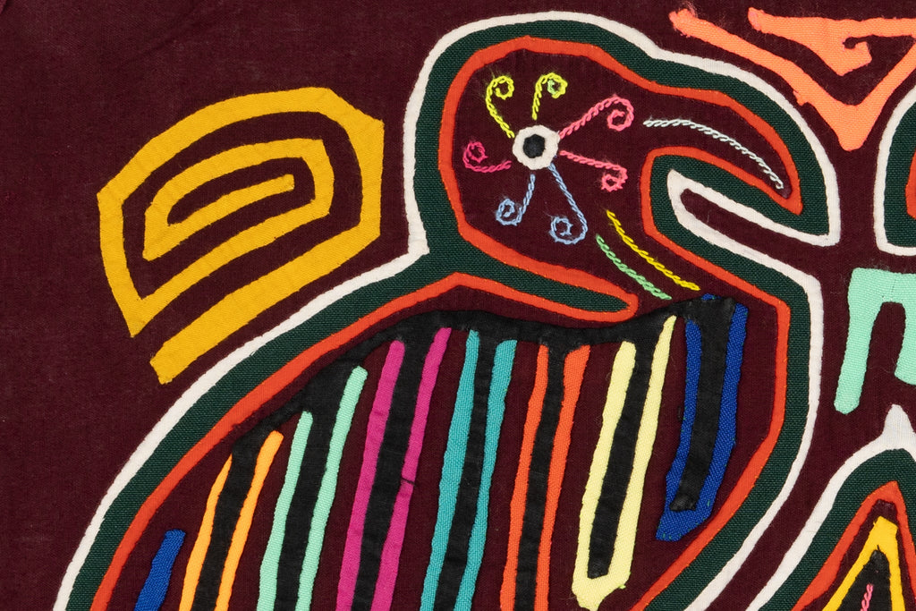 Pelican Bird Pow Wow Mola