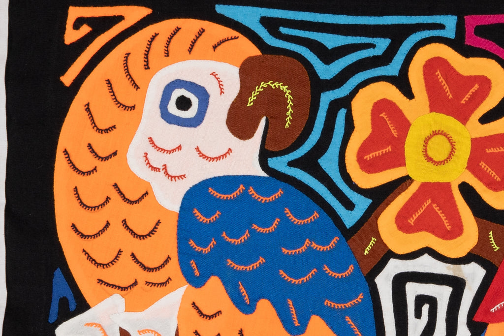Orange and Red Fantasy Parrot Bird Mola