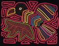 Bright Red Peace Dove Bird with Olive Branch Mola