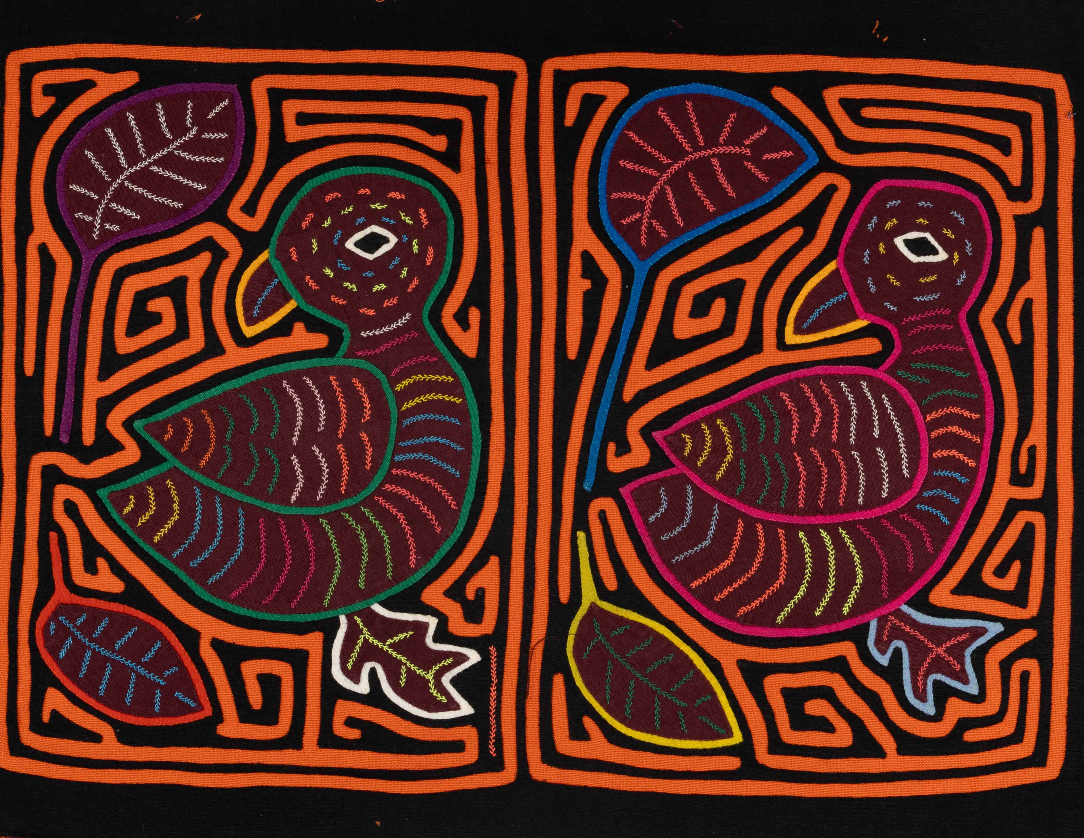Black And Orange Jungle Chicks Mola