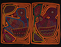 Orange And Black Jungle Chicks Mola