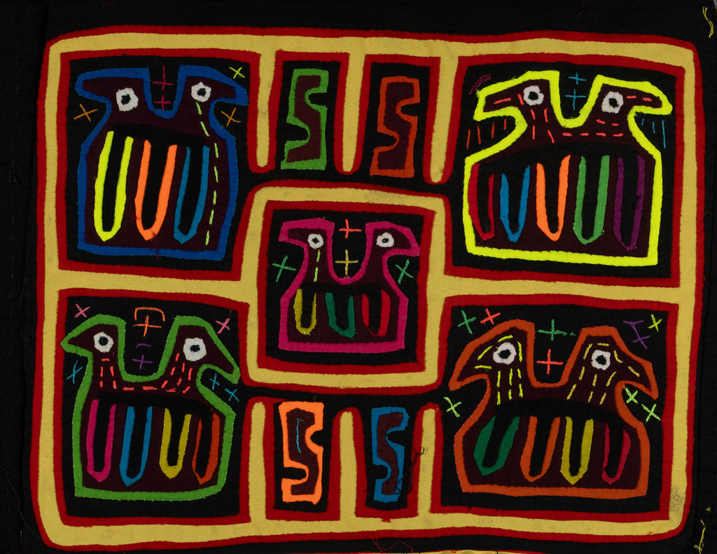 Red And Yellow Spooky Goblins Mola