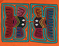 Orange And Turquoise Rainbow Trout Fish Mola