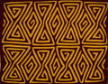 Maroon And Gold Classic Kuna Design Mola