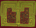 Maroon Green And Chartreuse Song Birds Mola