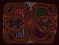 Maroon Gold And Black Deep Water Swimmer Mola