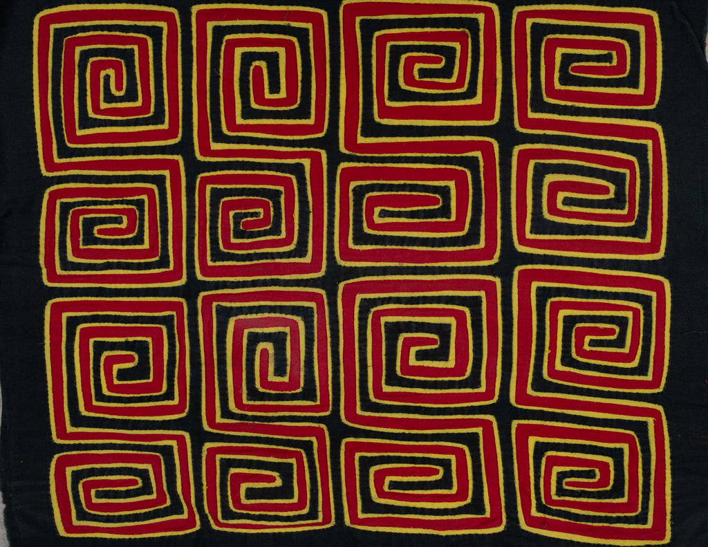 Vintage Black Red And Yellow Classic Design Mola