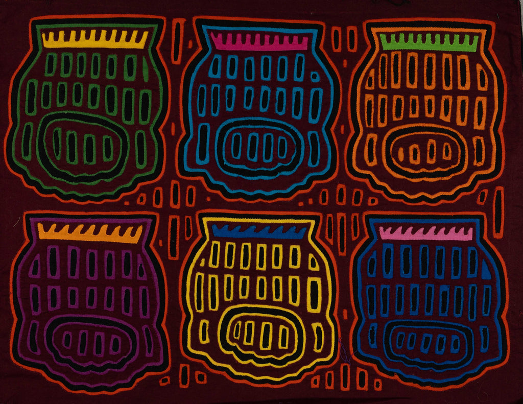 Rainbow Colors Classic Kuna Design Mola