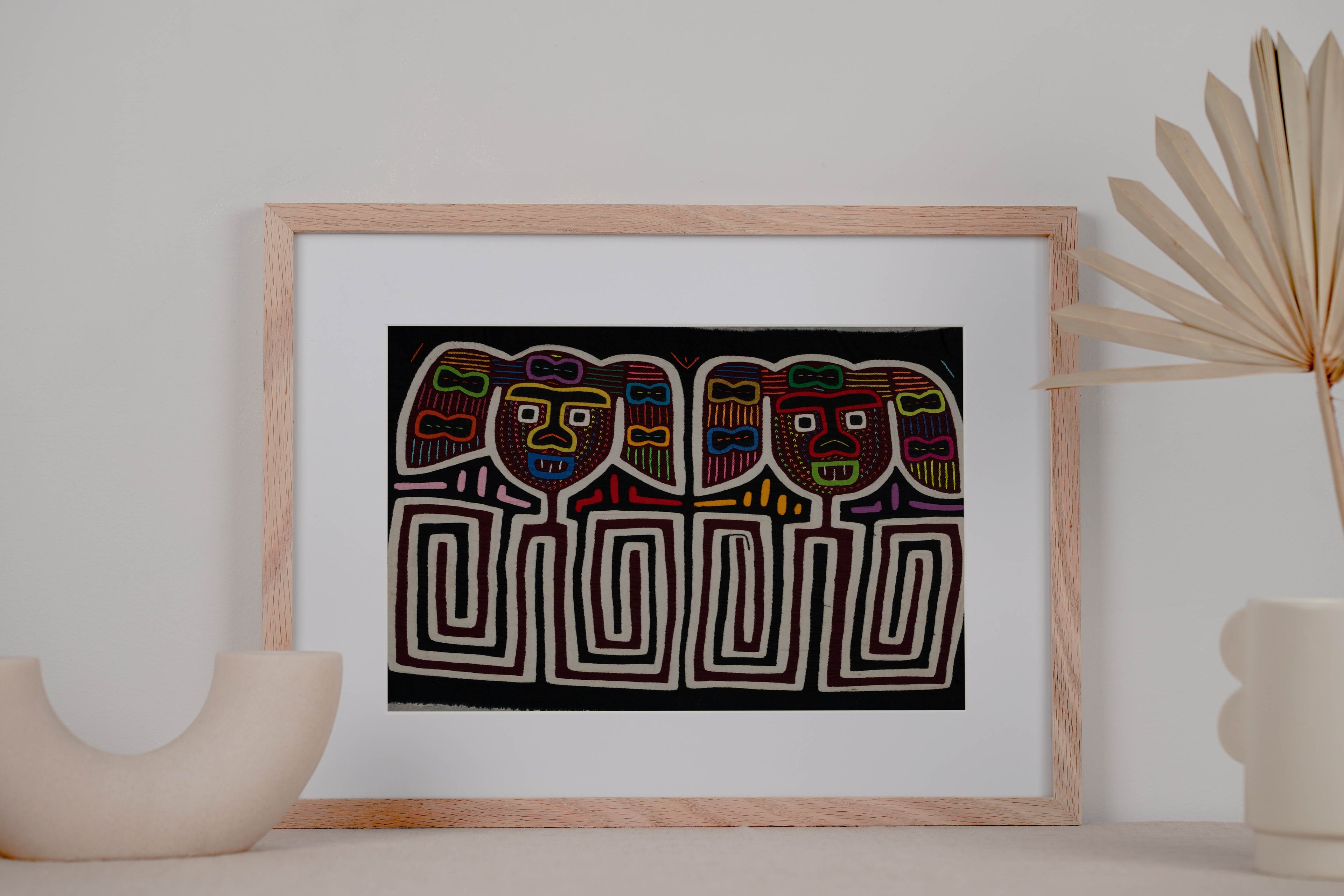 Black And Burgundy Twin Sister Mola