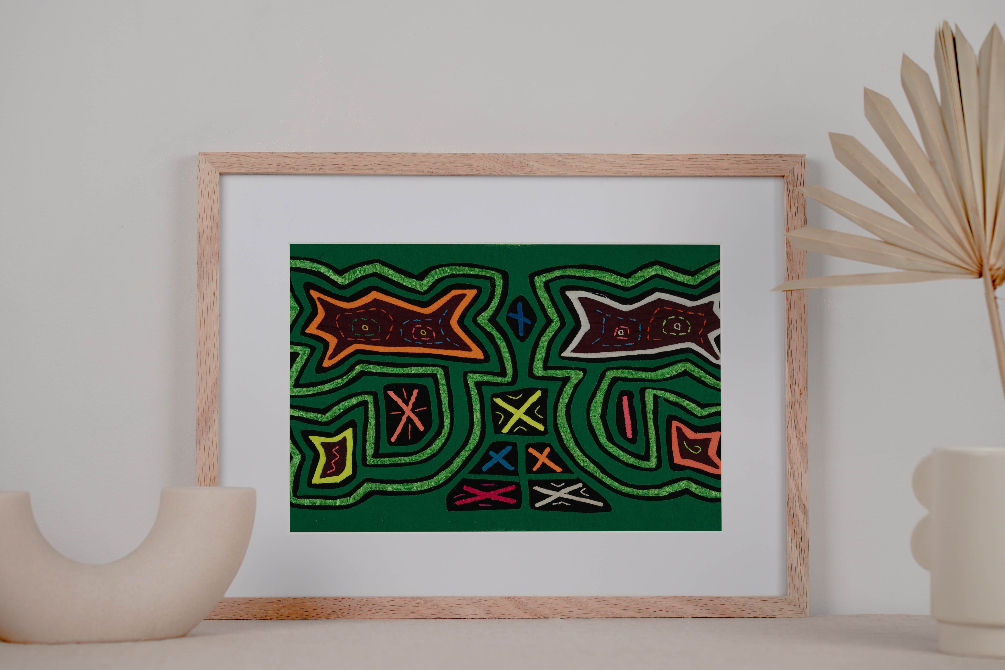 Green Kite With Eyes Mola