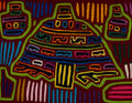 Multi-Color Bell And Bottle Mola