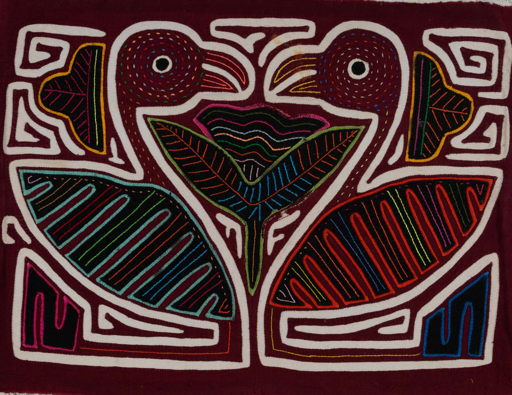 Burgundy And White Gossip Swans Mola