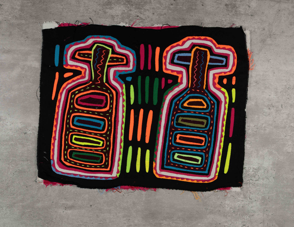 Orange Pink And White Pick Your Poison Bottle Mola