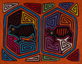 Orange And Turquoise Weird Critters Of The Jungle Mola