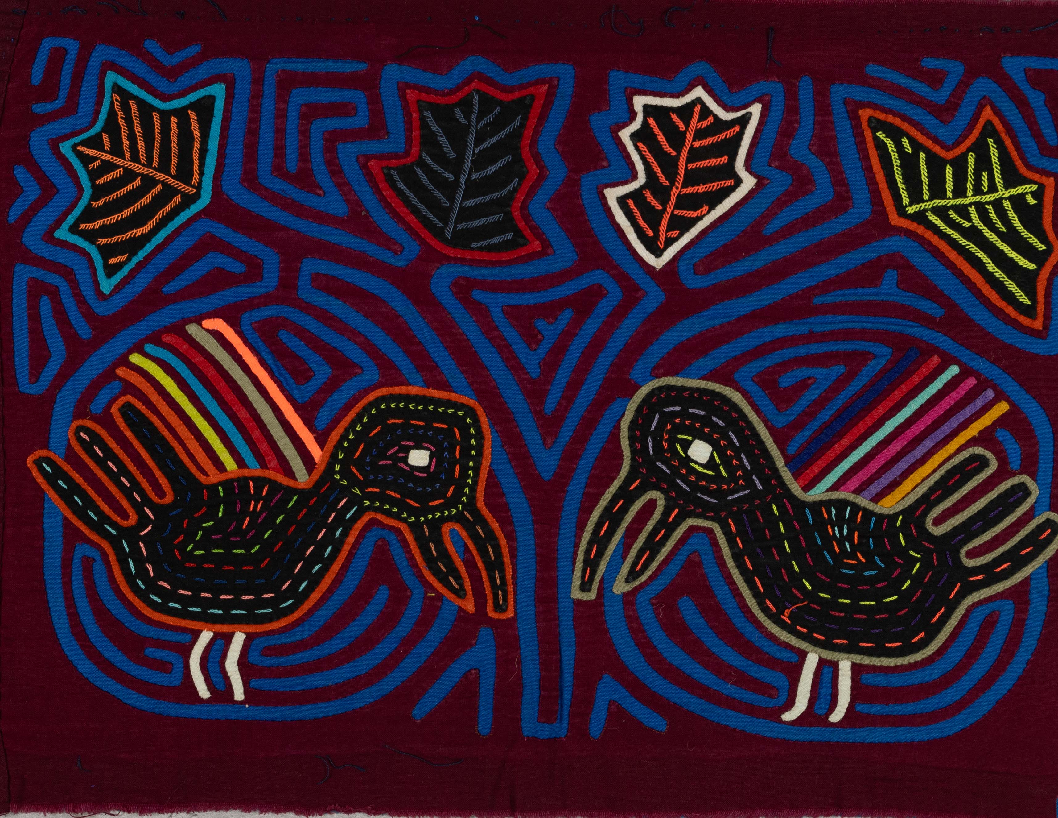 Burgundy And Blue Chicks All A Flutter Mola