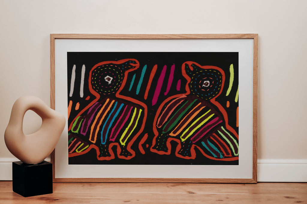 Black And Red Lovebird Sings Their Song Mola