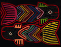 Black And Red School Of Kuna Tuna Fish Mola