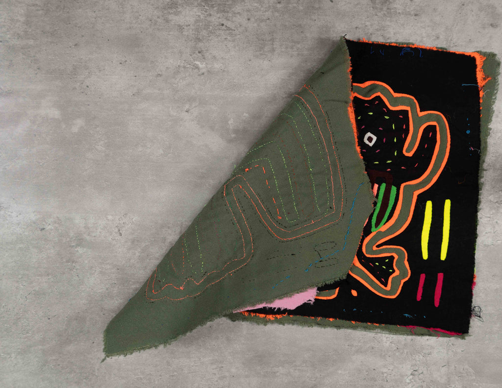 BARGAIN Black And Rainbow Colors Weird Critter Mola