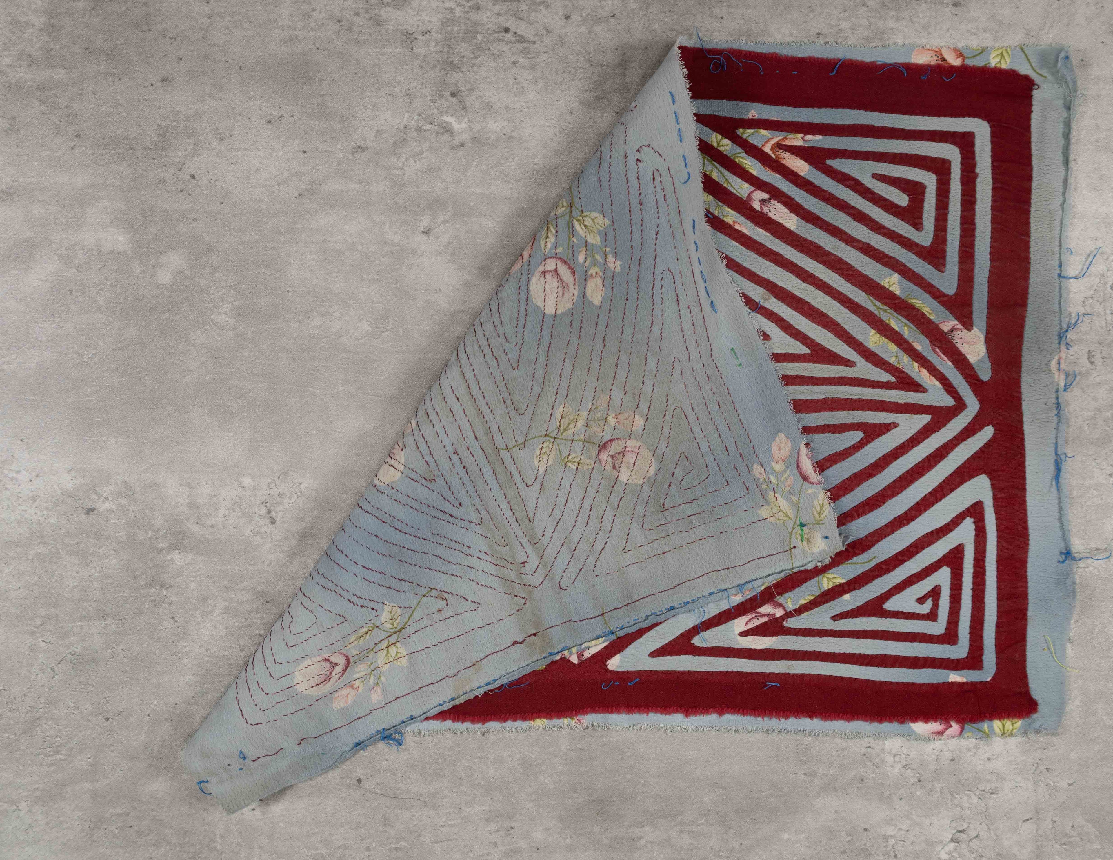 Vintage Burgundy And Gray Classic Design Mola