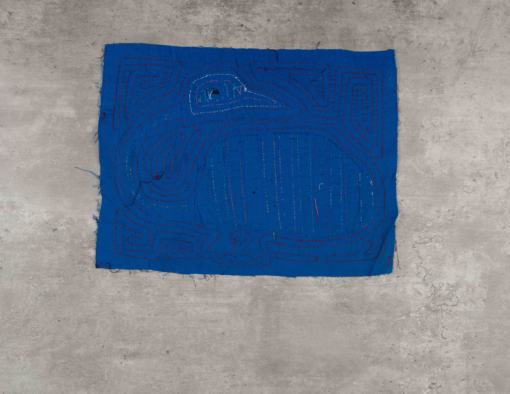 Maroon And Blue Long Neck Goose Mola