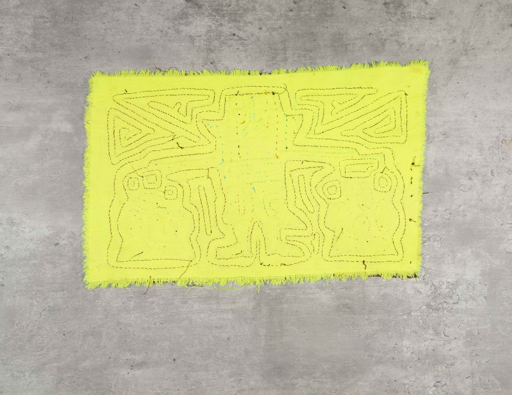 Burgundy And Chartreuse Water Boy Mola