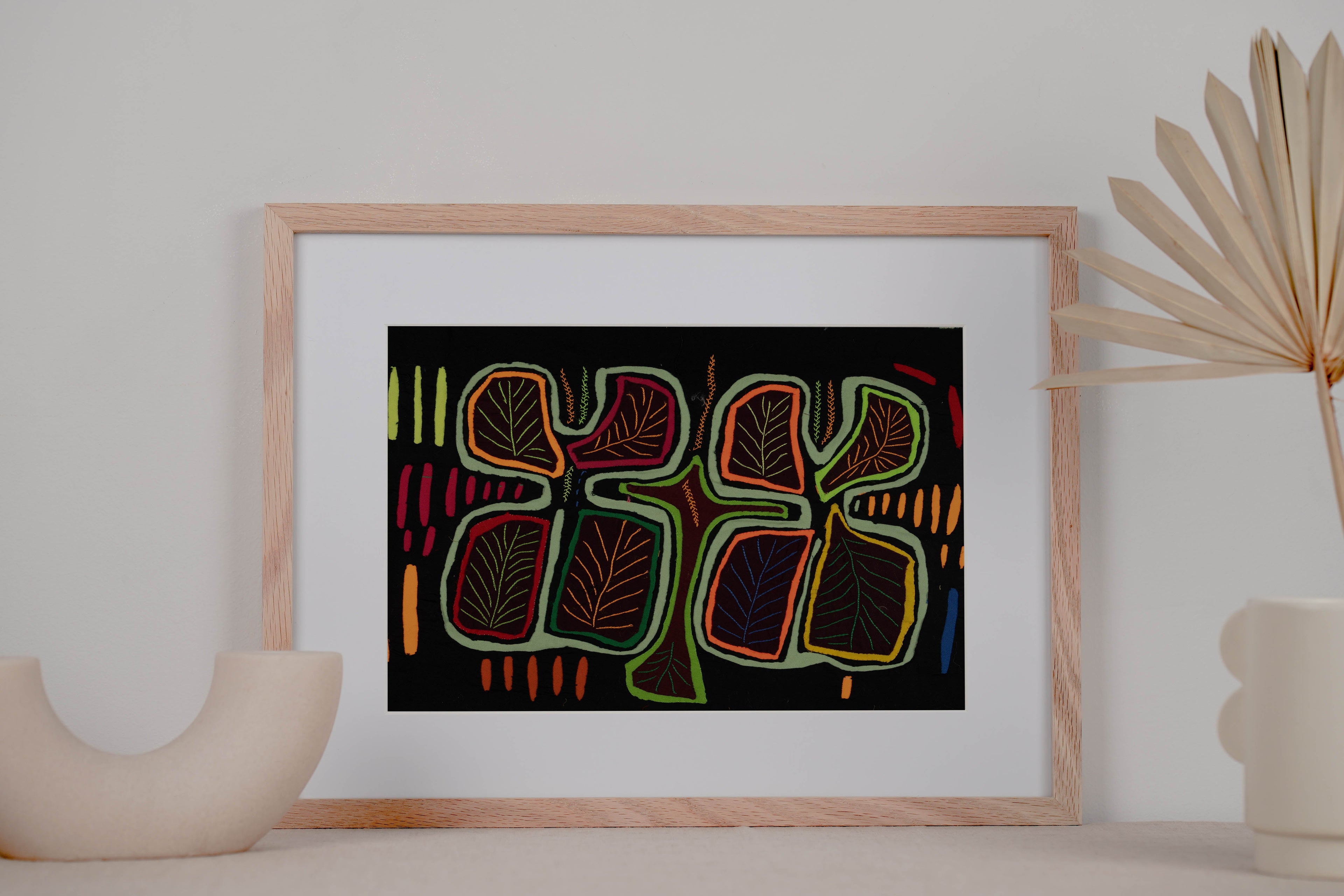 Neon Colors Classic Design Kuna Mola