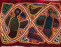 Maroon And Orange Bird Family Affair Mola