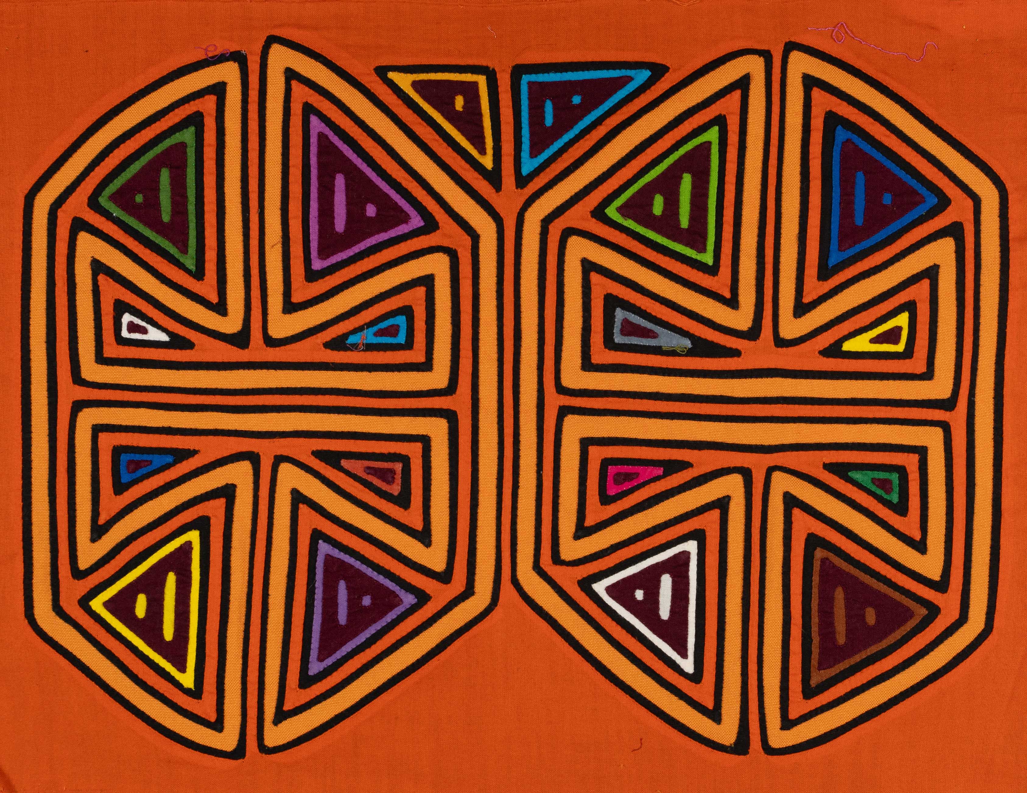 Orange Classic Kuna Design Mola