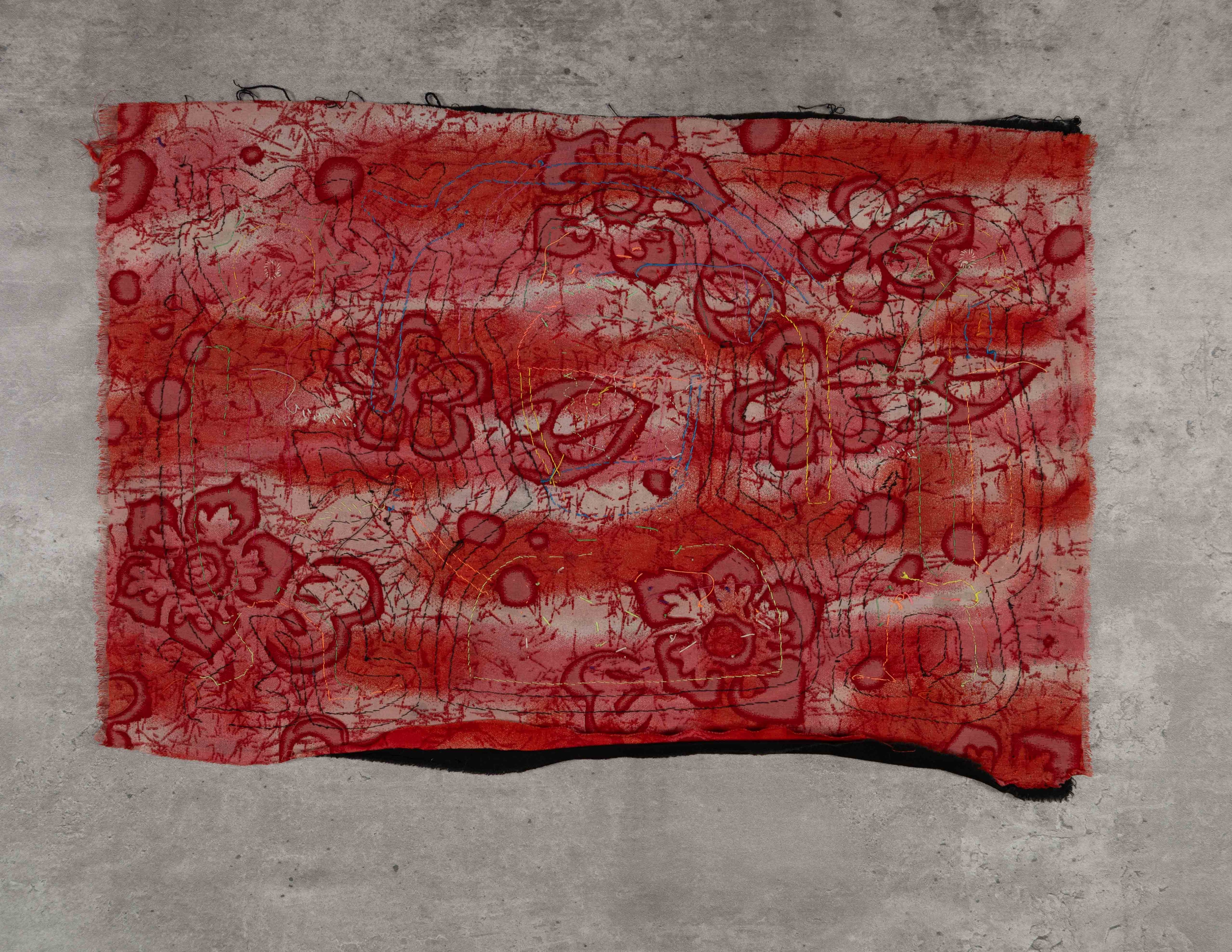 Black And Red Background Material Mola