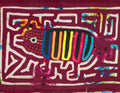 Burgundy And White Rainforest Jungle Critter Mola