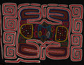 Black Red And White Crab To Crab Mola