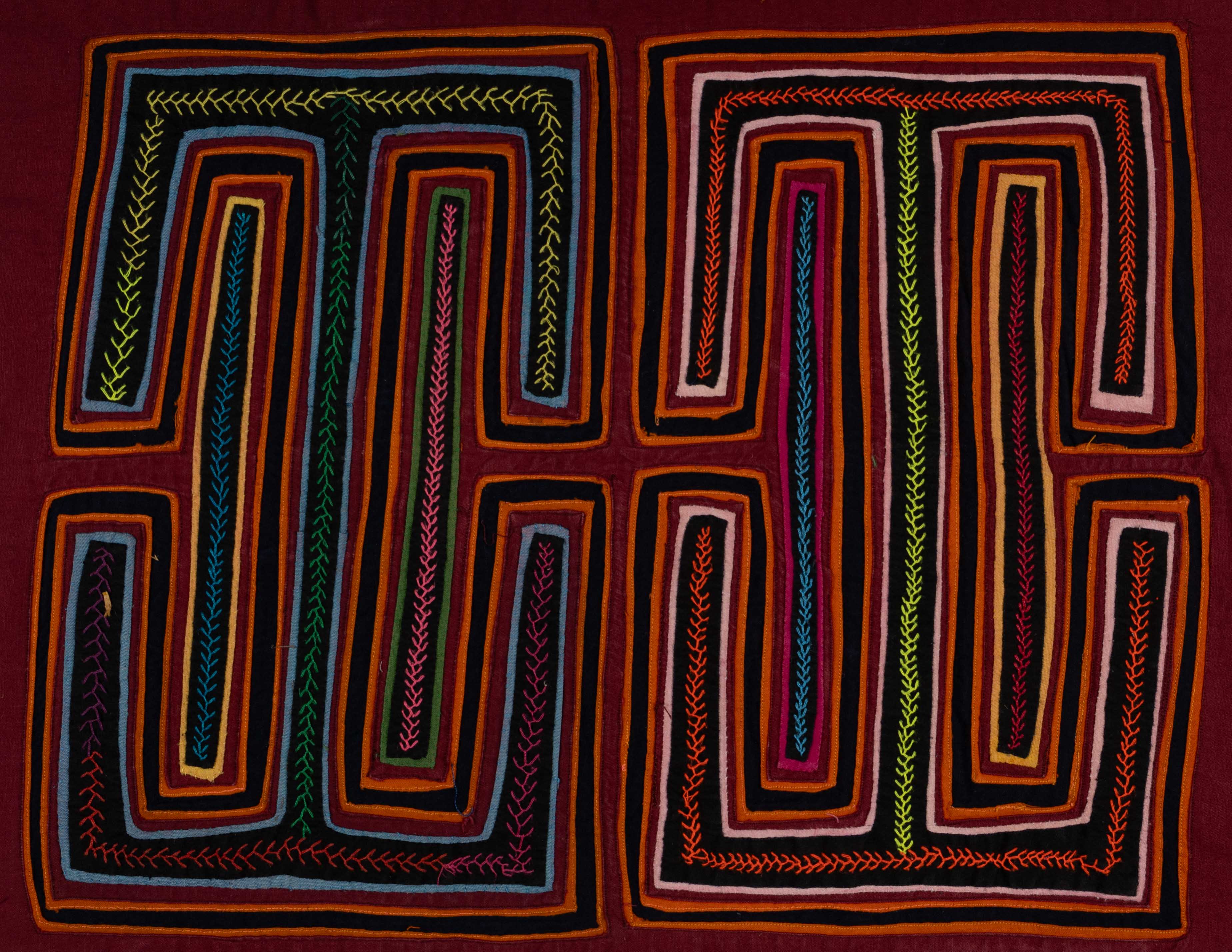 Machine Stitched Classic Design Kuna Mola