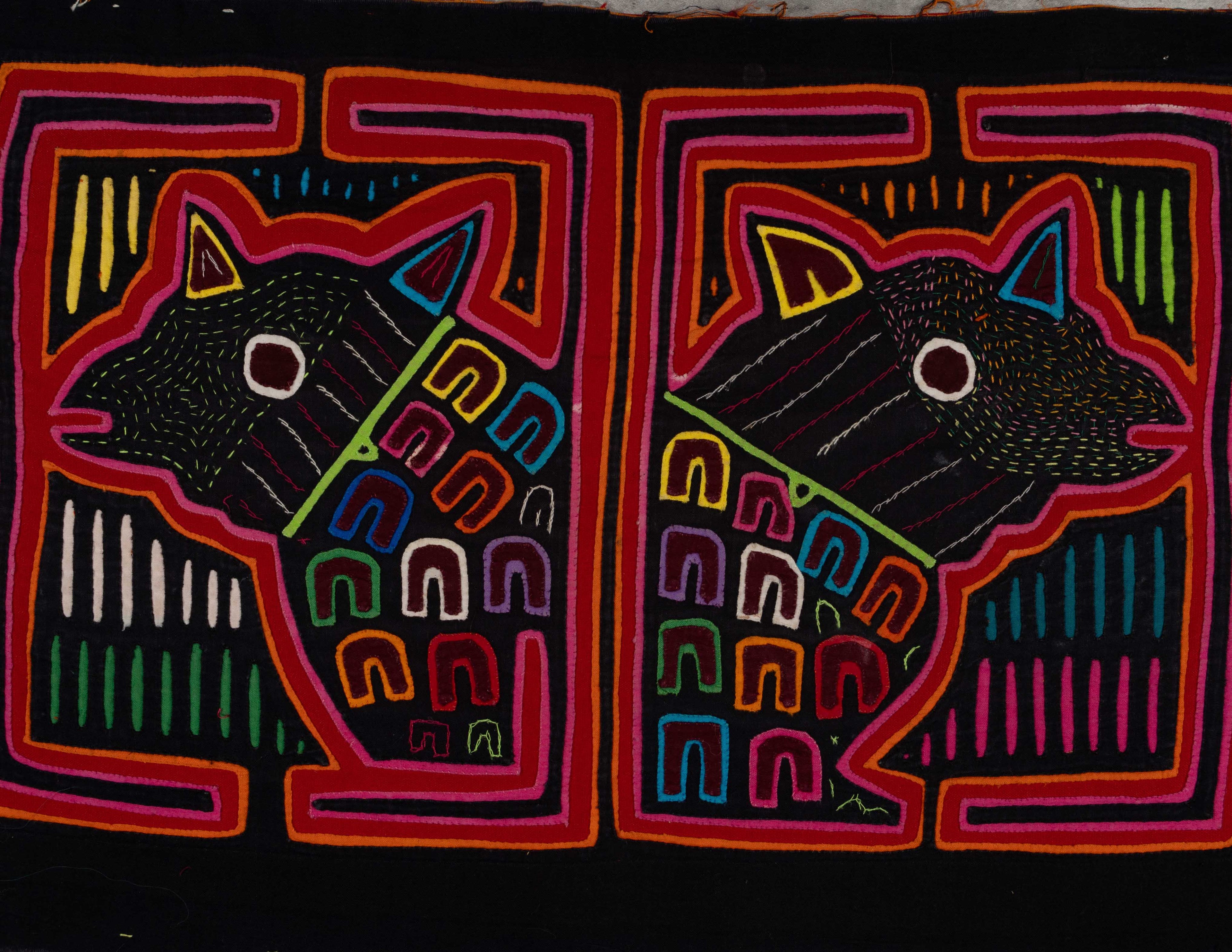 Black Orange And Red Puppy Dog Mola