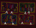 Maroon Galavanting Siamese Twin Bird Mola
