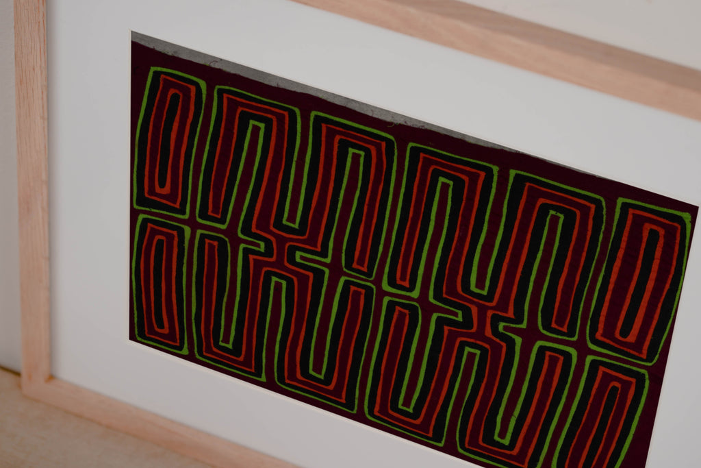 Orange Maroon And Green Tuning fork Mola
