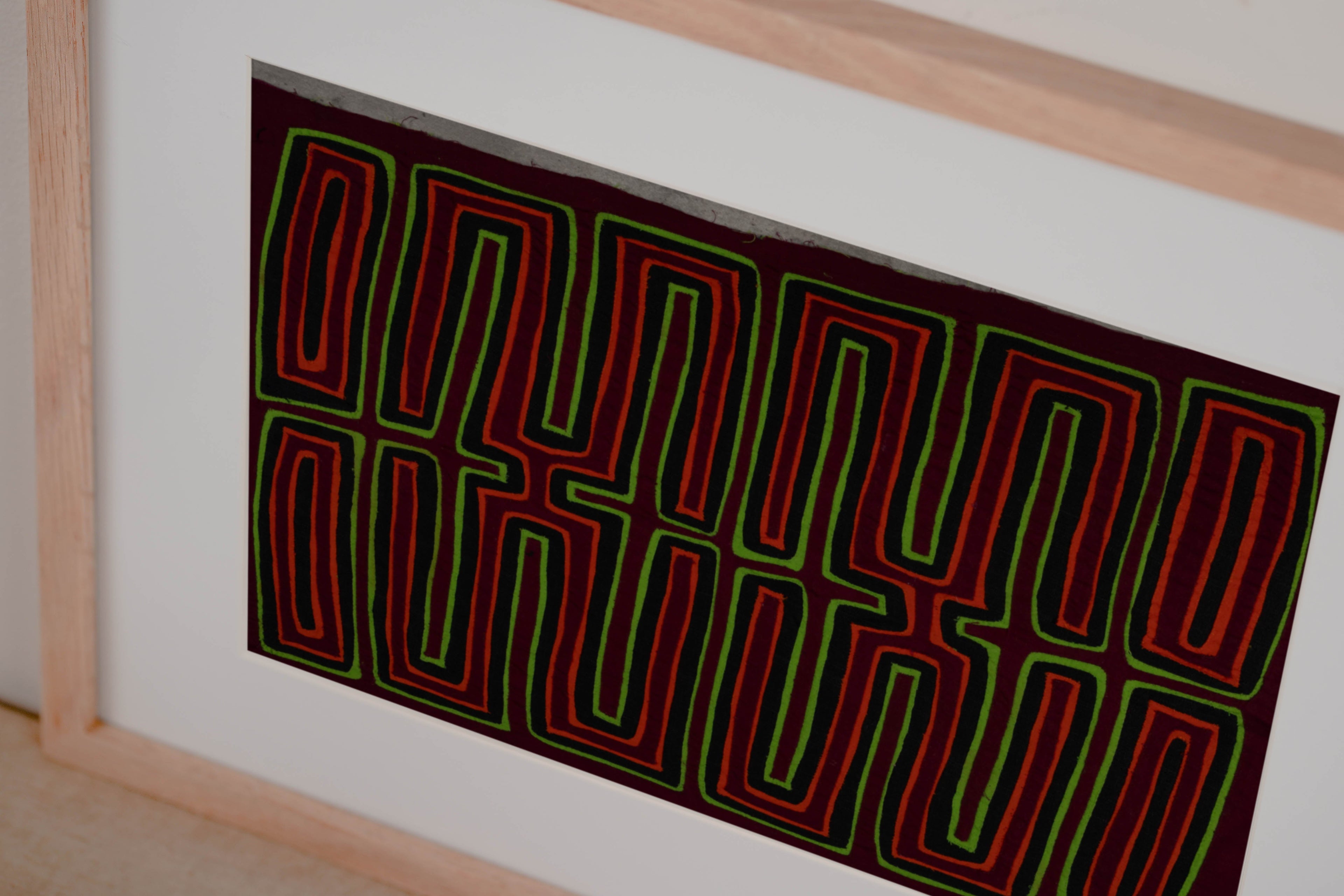 Orange Maroon And Green Tuning fork Mola