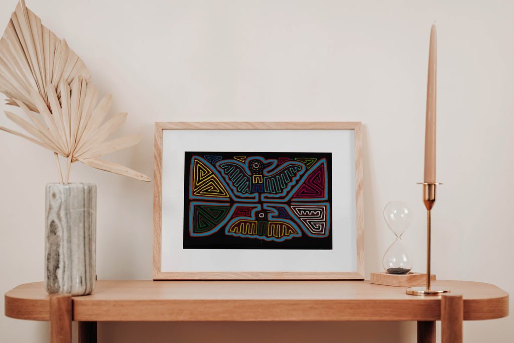 Black And Blue Thunderbird Bird Mola