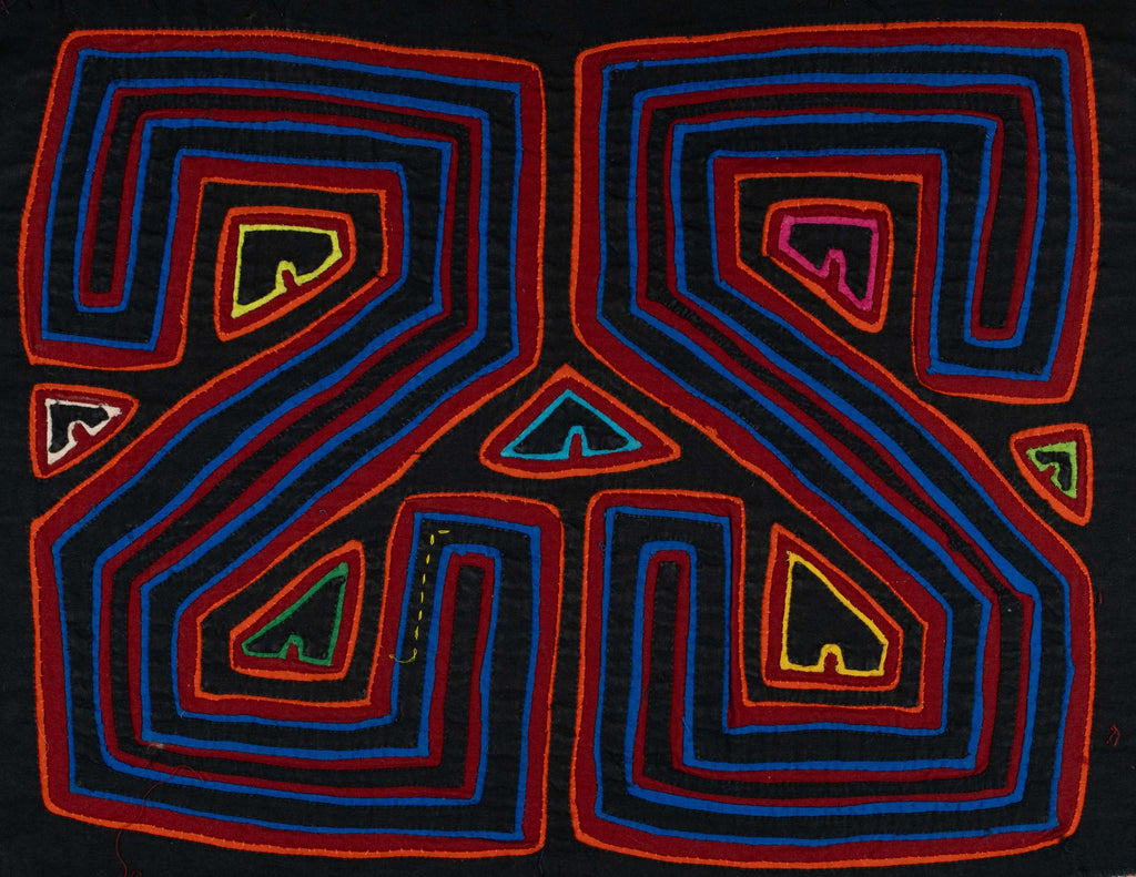 Black Blue And Orange Optical Illusion Bulldog Mola